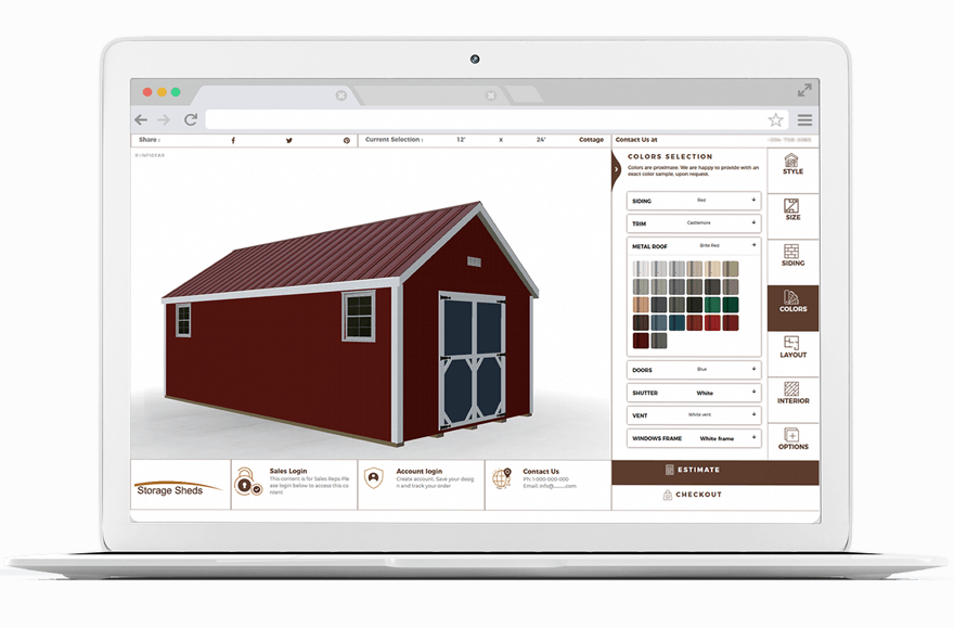 Shed design software | Online 3D Shed Builder - ShedGear