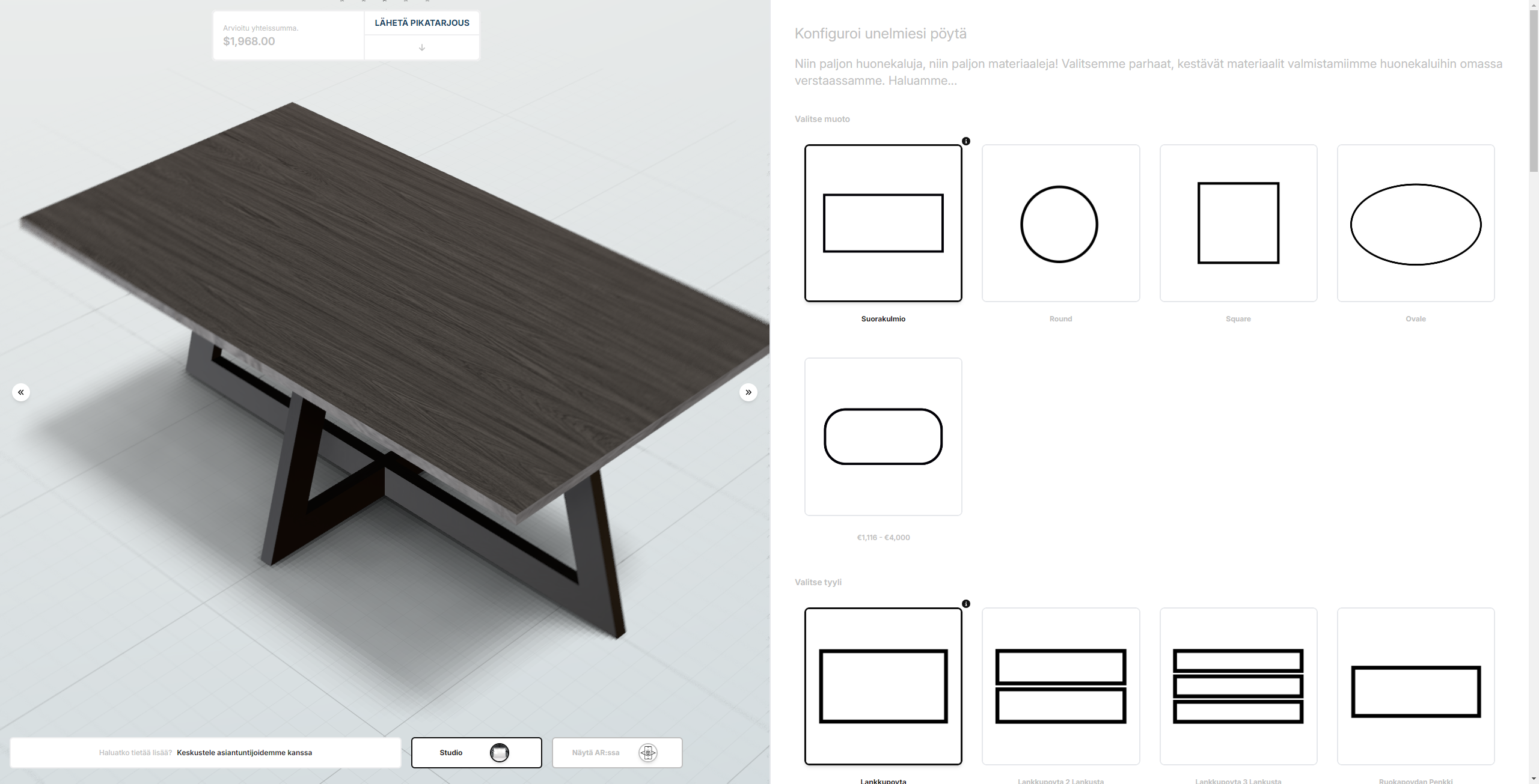 Augmented Reality Configurator