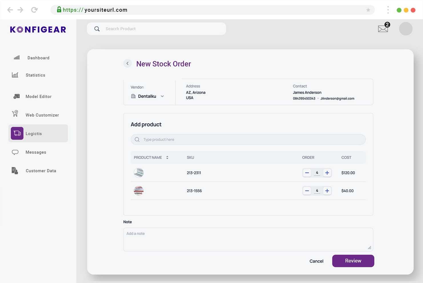 product configurator inventory management